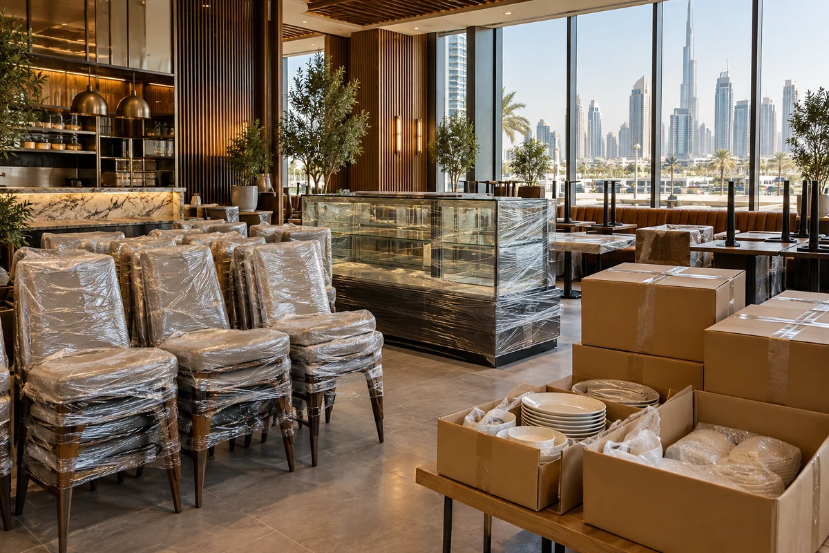 Retail Show Room & Restaurant Relocations — representative service scene